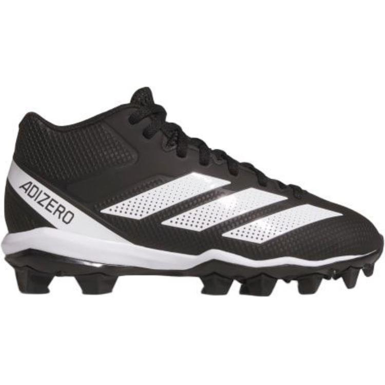 Adidas Adizero Impact.2 Литые K Черные Белые Детские Кроссовки Основной-Черный Облачно-Белый IE3996