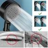 1Piece Handheld Shower Head, High Pressure Shower Head 5 Mode Adjustable One-key Stop Water Shower Head Bathroom Accessories