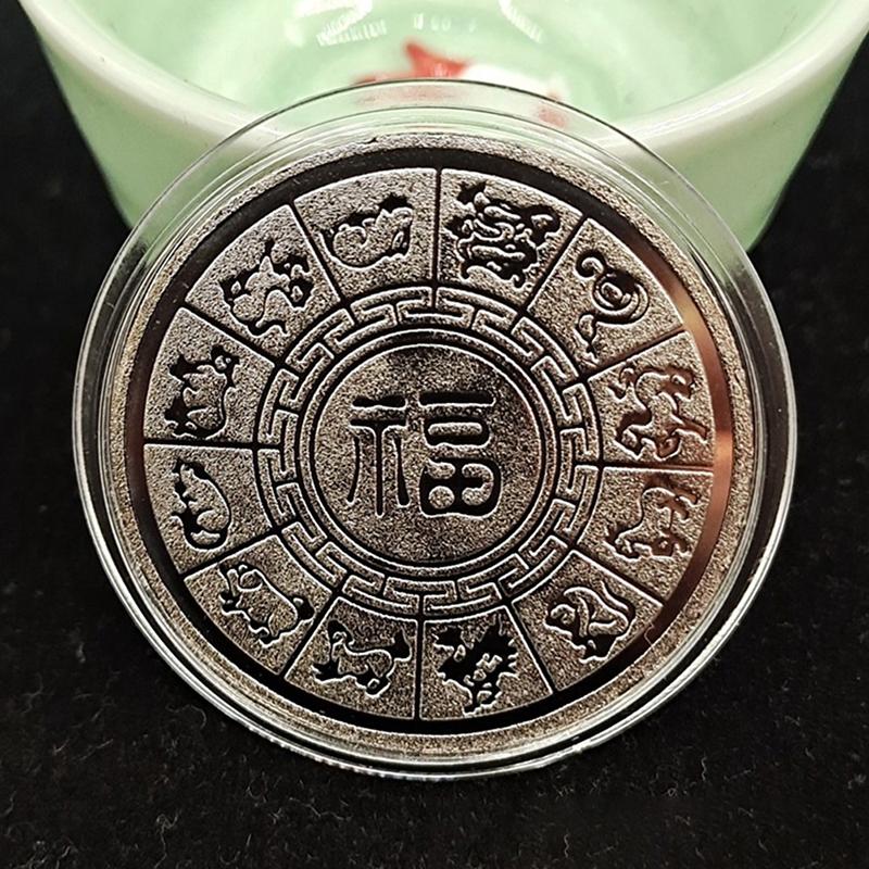 Коллекция традиционных китайских памятных монет 2024 года, значок с изображением дракона