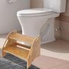 Табурет для унитаза, дополнительная ступенька, двухслойная прочная деревянная лестница-стремянка у кровати