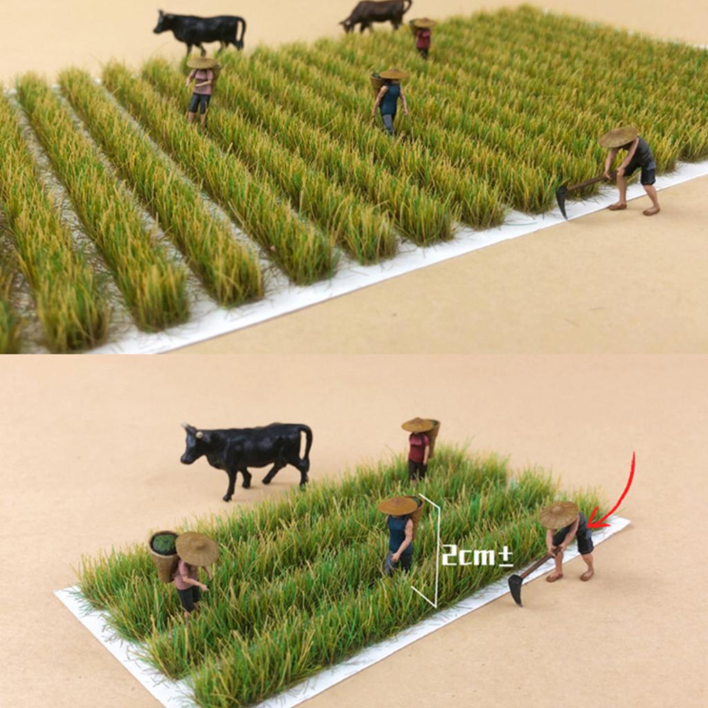 Farm Keeper Model Resin Miniature Farmers for 1/87 Scale DIY Scenery for Model Train Setups