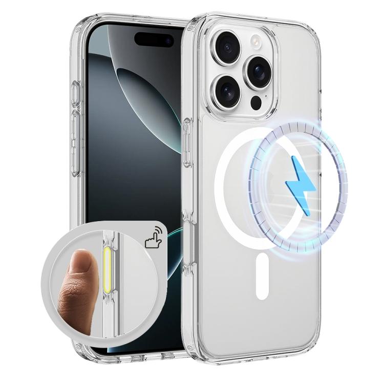 Camera Control Button Integrated MagSafe Clear Phone Case