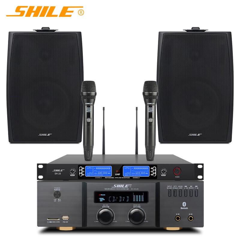 SHILE Wireless Bluetooth Wall-Mounted Speaker System with Dual Mics (CN version)