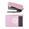 Мини-степлер Портативный Креативный Офисный Настольный Степлер Набор со Скобами для Офиса Школы Розовый