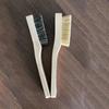Yousheng Rock Climbing Brush with Wooden Ergonomic Handle Thick Boar Bristles Portable Indoor Outdoor Climbing Bouldering Brush Cleaning Tool