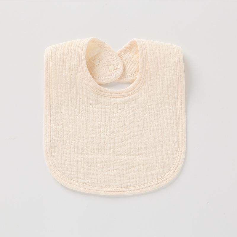 Soft U-Shaped 4-Layer Cotton Gauze Baby Bib: Absorbent and Lightweight for Spring and Summer