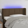 VidaXL LED Headboard Bedroom Furniture Single Bed Accessory Headboard Interior Dark Brown 3123221