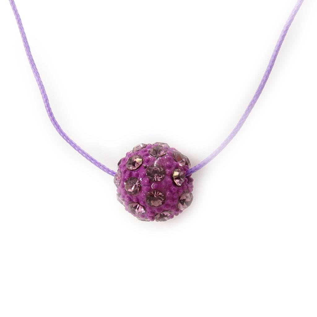 Les Trésors De Lily [K0431] - Дизайнерское колье 'Sissi' фиолетовое