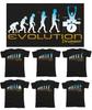 Mens EVOLUTION  T-Shirt Music/Leisure Birthday Fathers Day Christmas