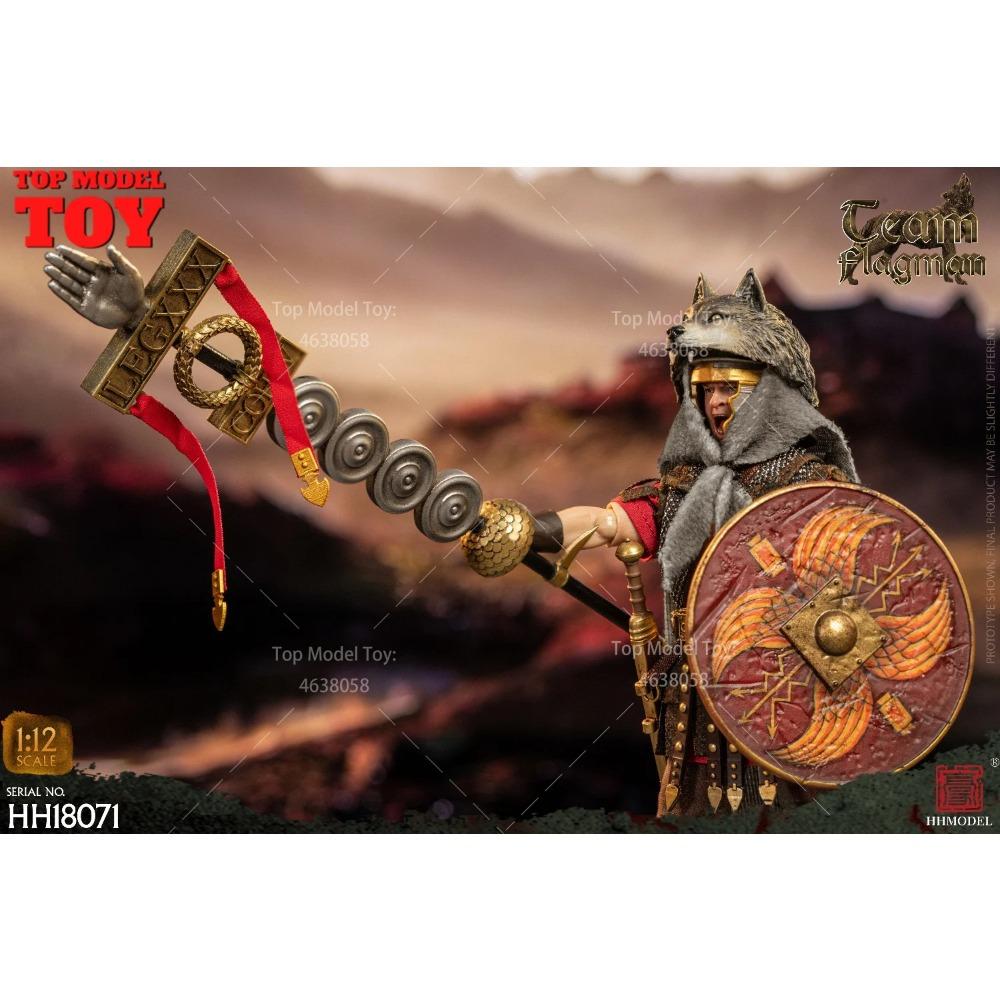HHMODEL HH18069 HH18070 HH18071 1/12 Модель солдата-центуриона-знаменосца Имперского легиона, 12-дюймовая фигурка, полный комплект