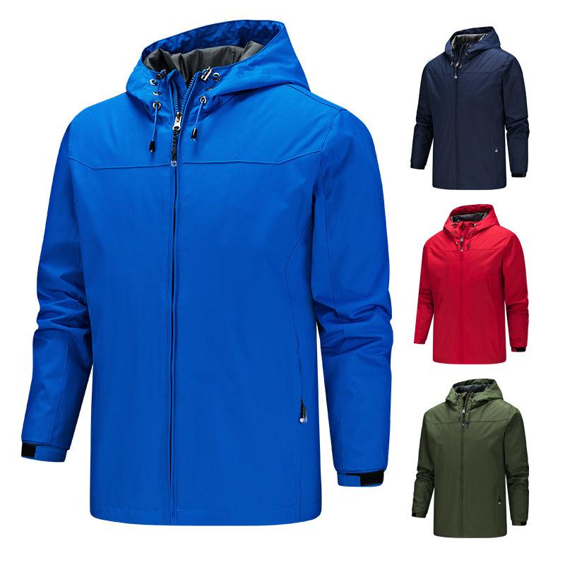 Autumn Outdoor Fashion Hooded Windproof and Waterproof Men's Jacket Coat