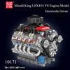 Mould King V8 Engine 10171 LSX454 Motorized Simulation Model Electrically Drive Building Blocks Technical Car Parts Toys Gift