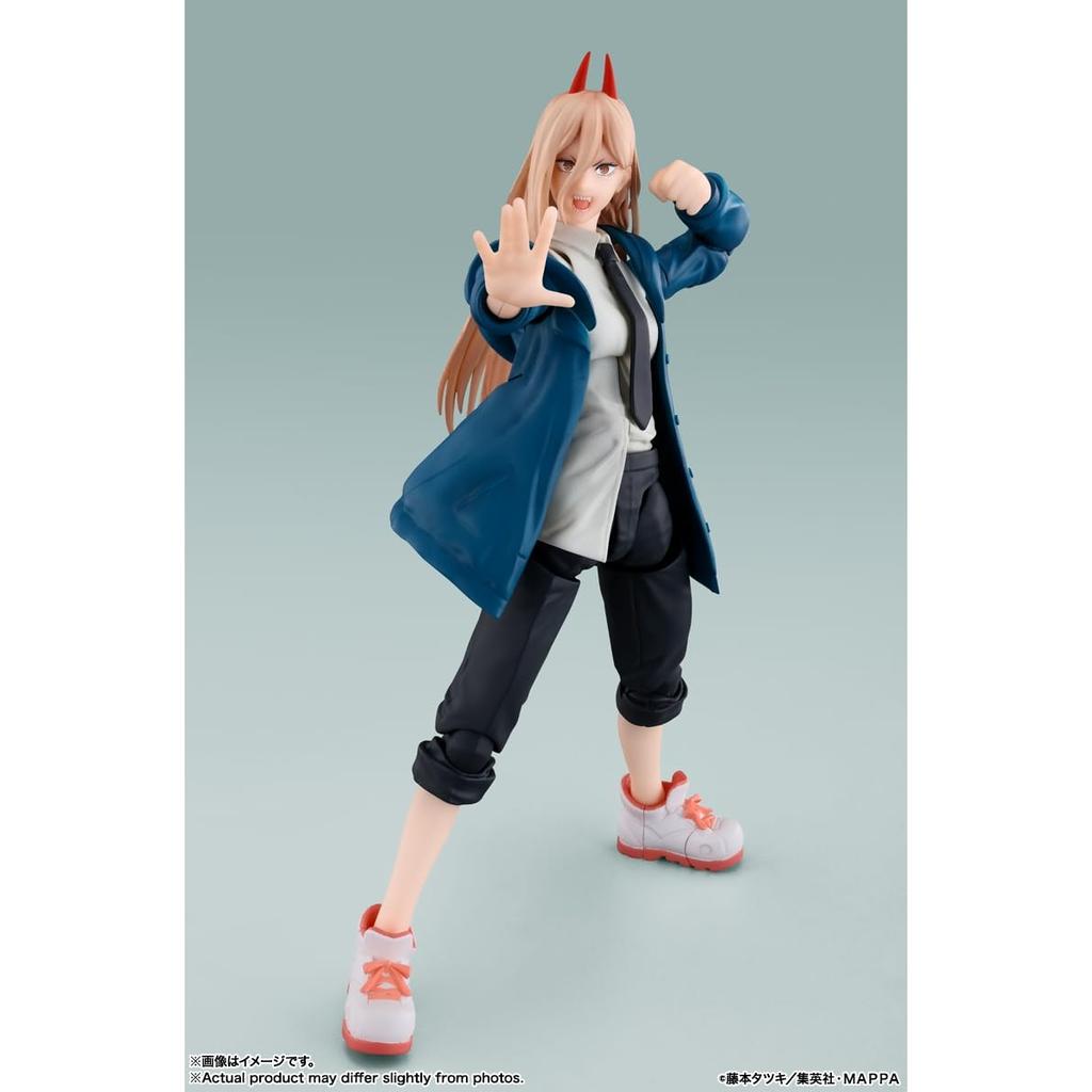 Человек-бензопила Сила TAMASHII НЕЙШНЗ SH. Фигурка Figuarts 145 мм из ПВХ и АБС окрашенная
