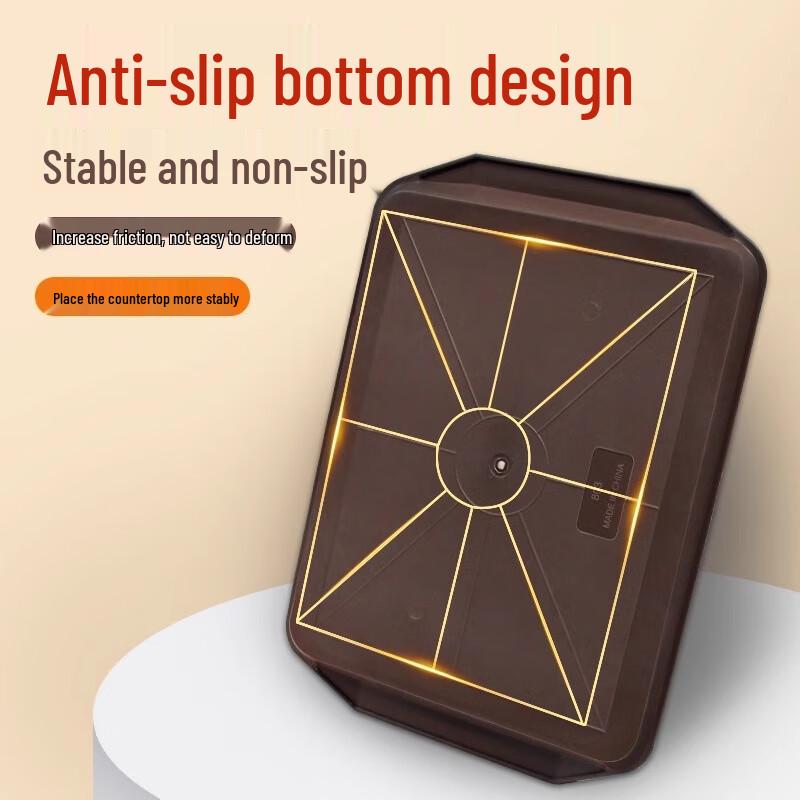 Пластиковый поднос для сервировки с противоскользящим покрытием