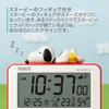 RHYTHM Будильник Snoopy, цифровые радиочасы, 3D-фигурка, электронный звуковой будильник, термометр, гигрометр, календарь, красный x 12 x 8RZ235MS01 (Включен повтор)