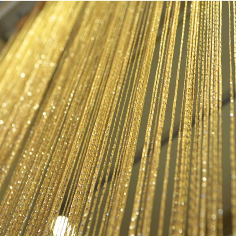 2026 Новый Дверной Шторный Шторный Блестящий Кисточка Флэш-Лайн Дверь Окно Шторы Балдахин Разделитель Декоративный для Вечеринки Спальни Свадьбы