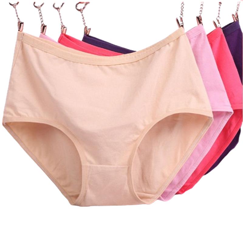 Женское нижнее белье больших размеров, трусы с высокой талией, хлопковые женские трусы XL XXL 3XL 4XL 5XL