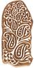 IBA Indianbeautifulart Textile Printing Block Paisleys Hand Carved Wooden Stamp Wood Block Printing Textile Stamps For Fabric Pottery Blocks- 3