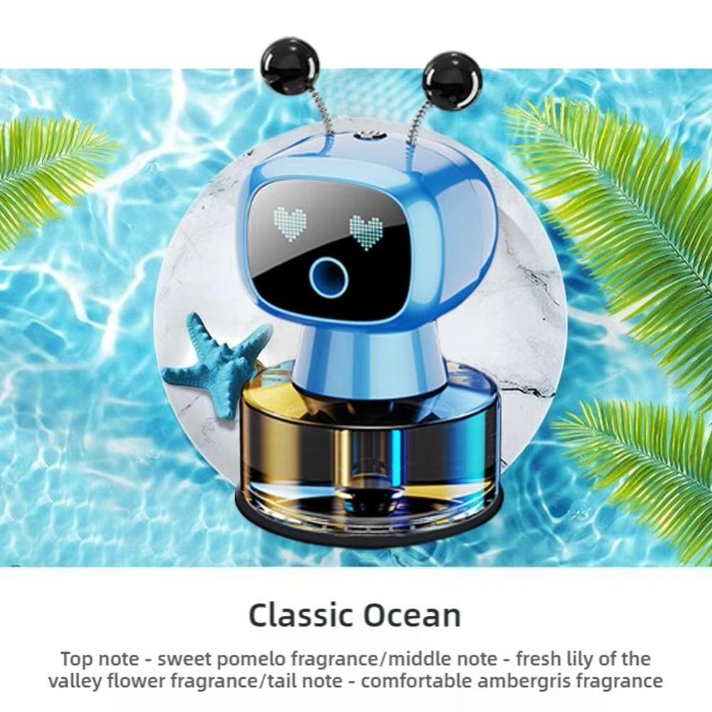 5 Colors Car Aroma Diffuser Plastic Adjustable Intelligent Diffuser Car Ornaments