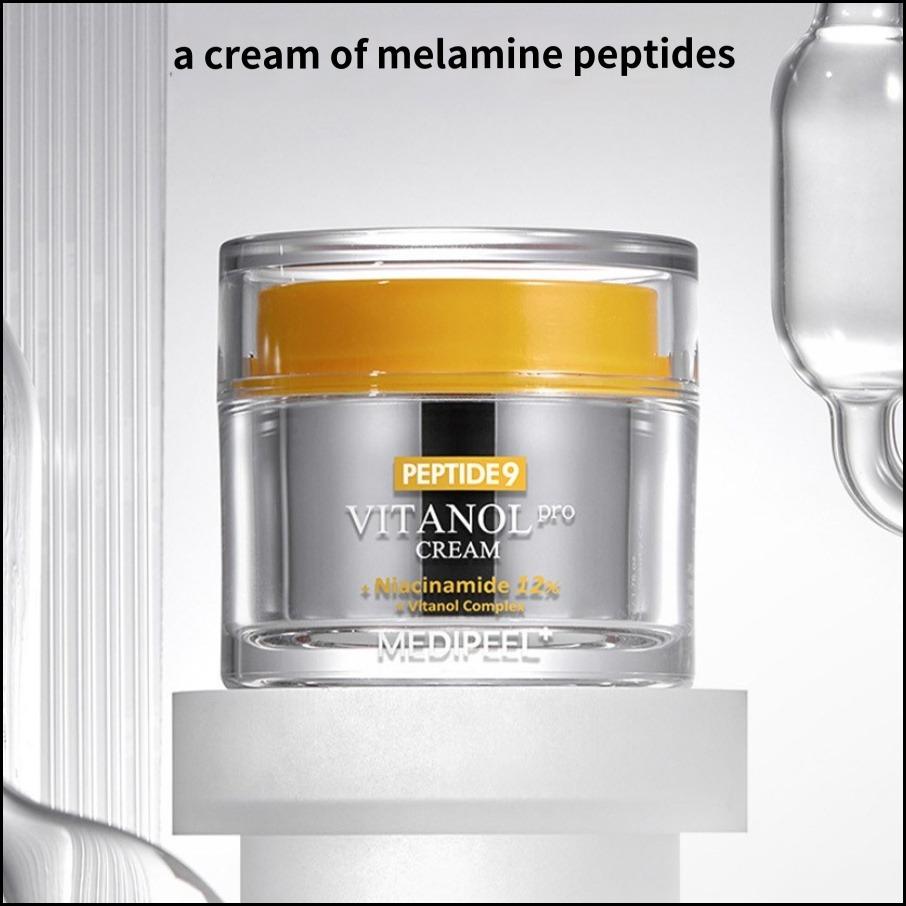 MEDI-PEEL Peptide 9 Vitanol Cream Pro 50 г – улучшенный антивозрастной крем с 9 пептидами и 12% ниацинамида