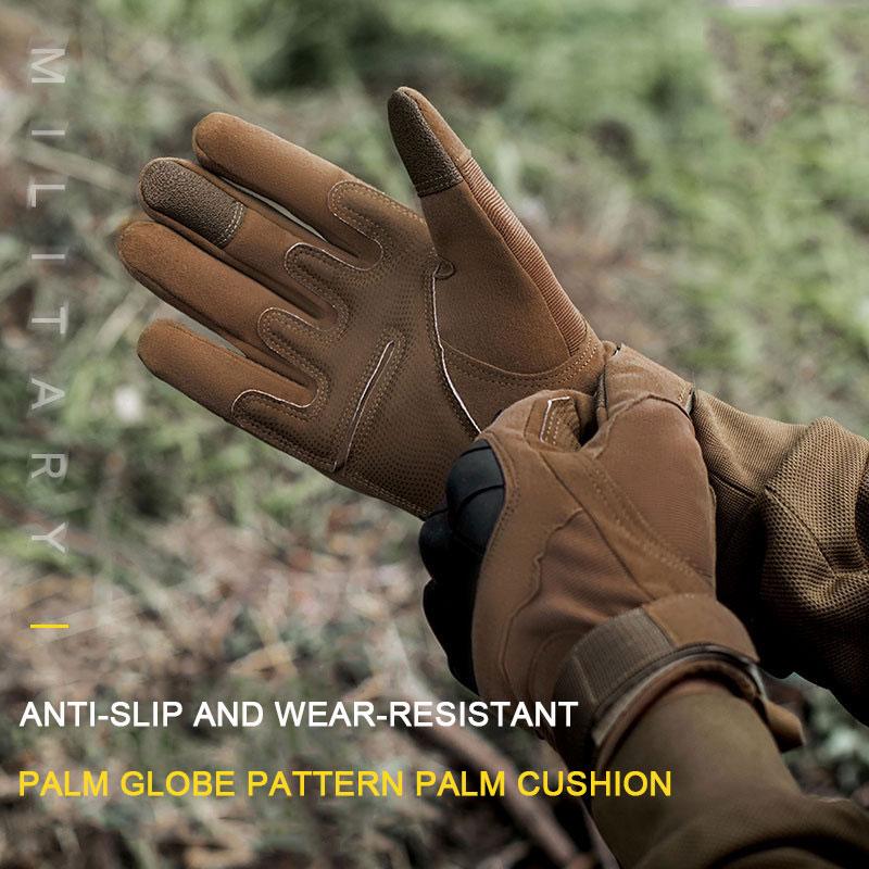 Специальные тактические перчатки с полным пальцем, сенсорный дизайн, уличные армейские перчатки для альпинизма, боевой езды, езды на велосипеде, военные нескользящие перчатки для фитнеса