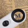 Светодиодная Ручная Лупа Увеличительное Стекло Портативный Микроскоп