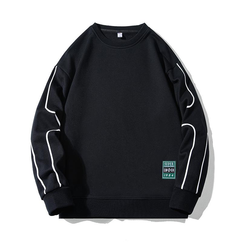 Мужской свитер с длинным рукавом, пуловер, мужской свободный свитер на весну и осень