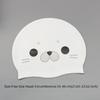 Non-Slip Seal Swim Cap Ear Protection Cartoon Swim Cap Silicone Swimming Hat  For Adults