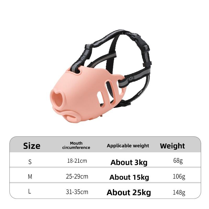Soft Silicone Mouth Cover for Dogs During Bathing, Preventing Bites and Random Eating, No Mouth Injury, and Safe Mouth Cover for Drinking Water