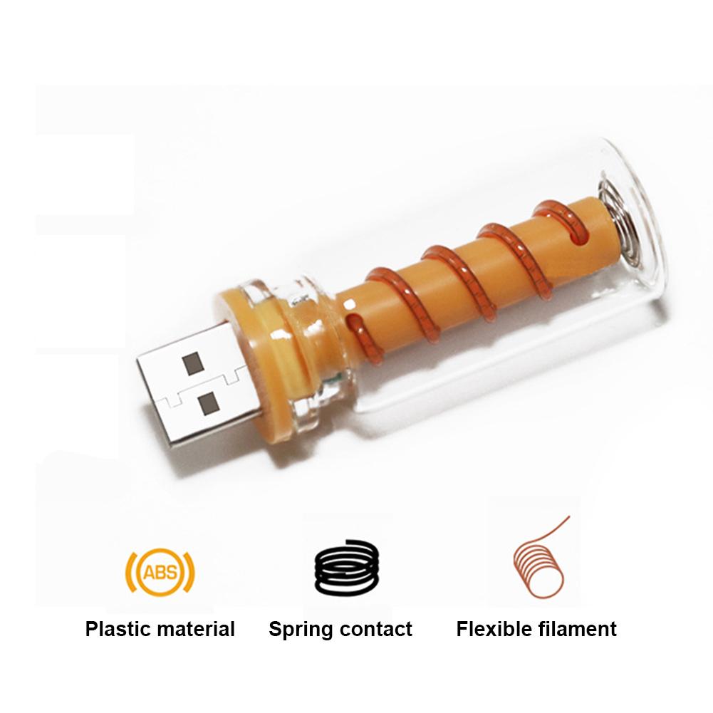 USB сенсорное управление Автомобильный светодиодный светильник Атмосфера Лампочка накаливания Светодиодная нить накаливания Спальня Ночное украшение