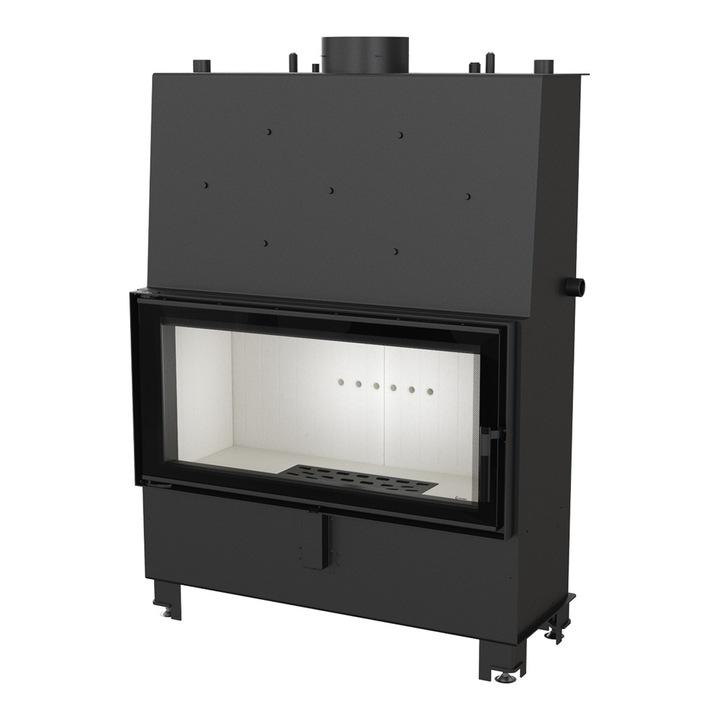 Water Heating Fireplace KRATKI LUCY 20 kW Ø 200 Self Closing Door