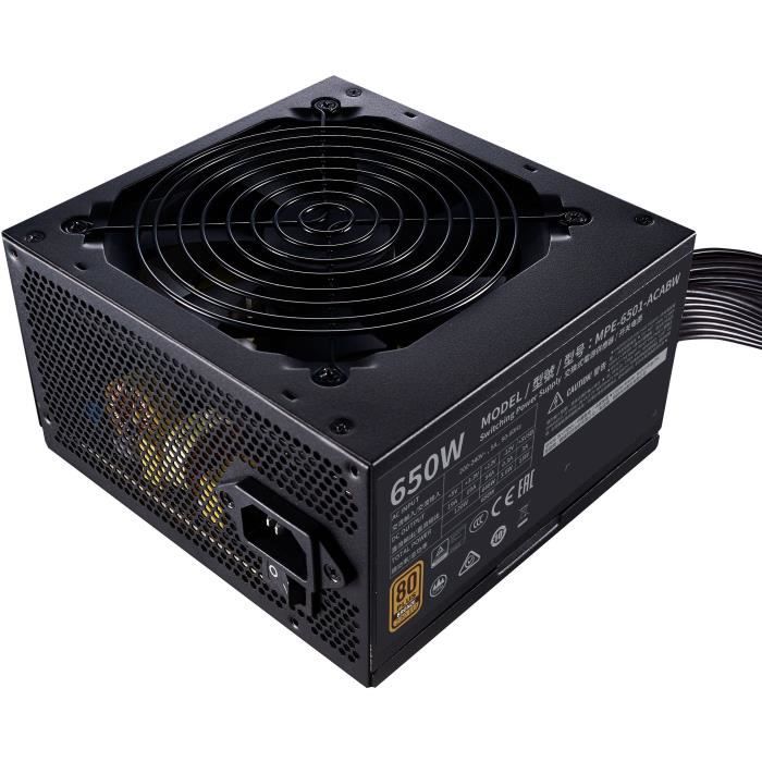 Alimentation PC - COOLER MASTER - MPE-6501-ACABW-BEU - MWE 650W V2 - 80+ BRONZE - 650 W