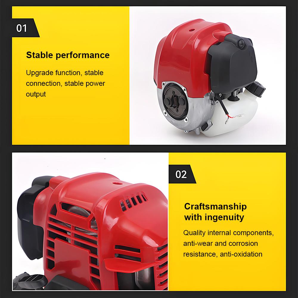 Двигатель для газонокосилки Двигатель GX50 Четырехтактный GX35 Садовый высокой мощности Боковой рюкзак Бензиновый двигатель для культиватора косилки газонокосилки