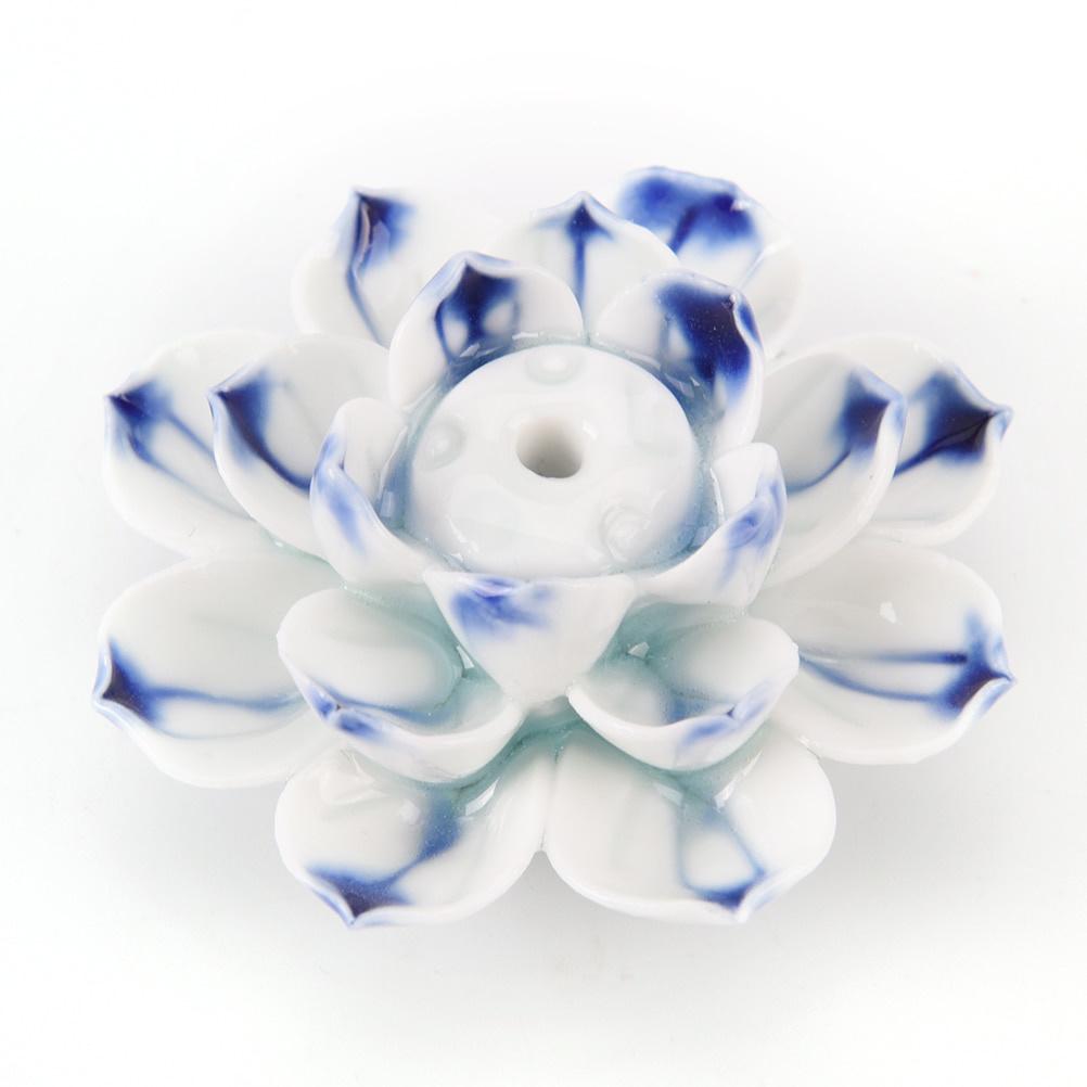 Керамическая курильница Лотос Благовонная тарелка Ароматическая палочка Ароматическая палочка Благовония Сандаловое дерево Агаровое дерево