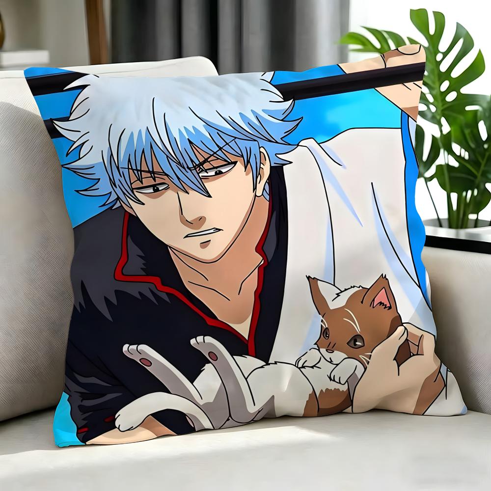 Anime GGintama Cushion Cover Cushion Cover Set Pcs x x x Pillowcase Decorative Sofa Home Decor