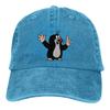 Happy Finger Krtek The Mole Cartoon Unisex Baseball Cap Washed Cotton Cap Vintage Casual Outdoor Sports Hat
