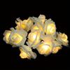 3M 20 LED Simulated White Rose String Light Living Room Bedroom Fairy Light New Year Christmas Valentine's Day Wedding Party Decoration Light
