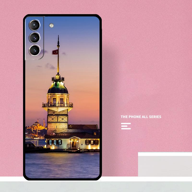 Турция Стамбул Пейзаж Чехол для телефона Samsung Galaxy S23 S22 Ultra Plus S8 S9 S10 Plus Note 10 20 S21 FE S20 FE Чехол