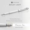 Cross Перьевая ручка Bailey Light белая XF NAT0746-2XS