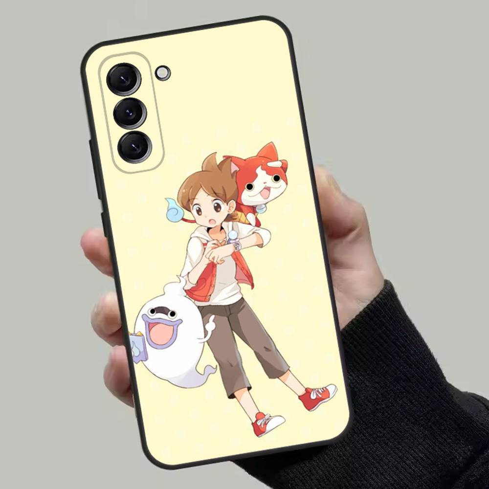 Чехол для телефона с аниме Yo-kai Watch для Samsung Galaxy A13, A21s, A22, A31, A32, A52, A53, A71, A80, Мягкий черный корпус