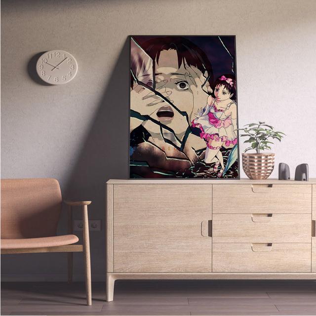 Perfect Blue Cartoon Poster Printing Japanese Cartoon Image Retro Room Home Bar Cafe Decoration Aesthetics