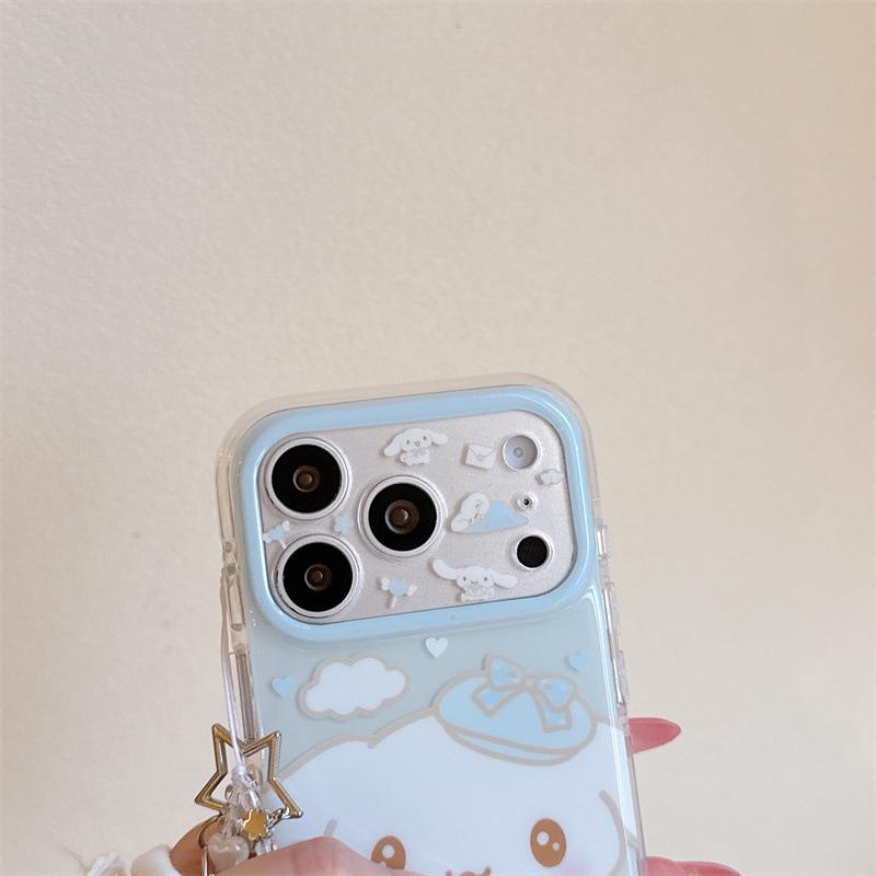 Чехол для телефона Cinnamoroll Sheep Heart для iPhone 17/16 Pro Max/15 Pro