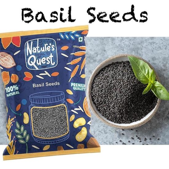 Семена базилика Nature's Quest/Сабджа/Тукмария/Фалуда - 450 г