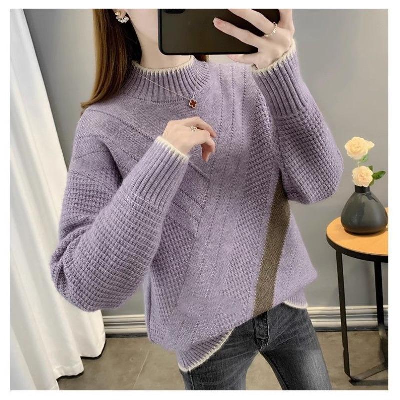 Женский шерстяной свитер Толстый Теплый Вязаный кардиган Свободного кроя Осень Зима Повседневная верхняя одежда