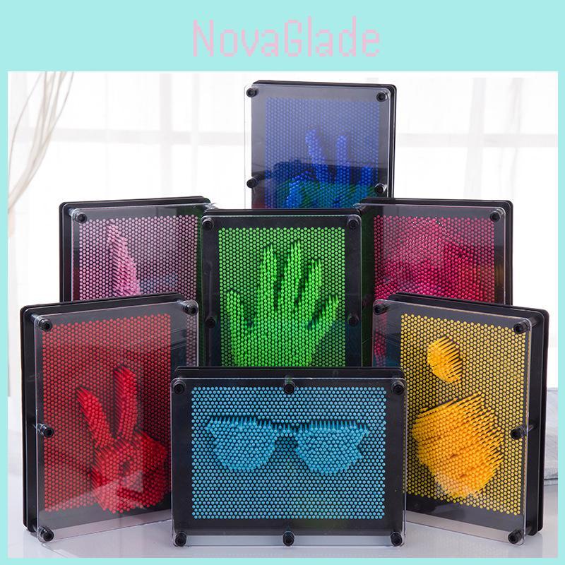 Timeless Funny Game 3d Clone Shape Pin Art Pinscreen Hand Mold Toy For Creative Fun