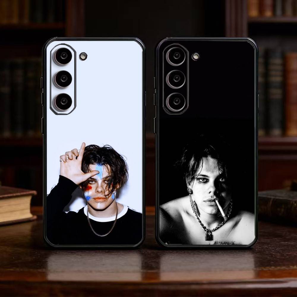 Чехол для телефона R-Rock Y-Yungblud для Samsung Galaxy A91,80,73,72 ,71,53,52,32 ,31,22,21s,20, Мягкий черный чехол