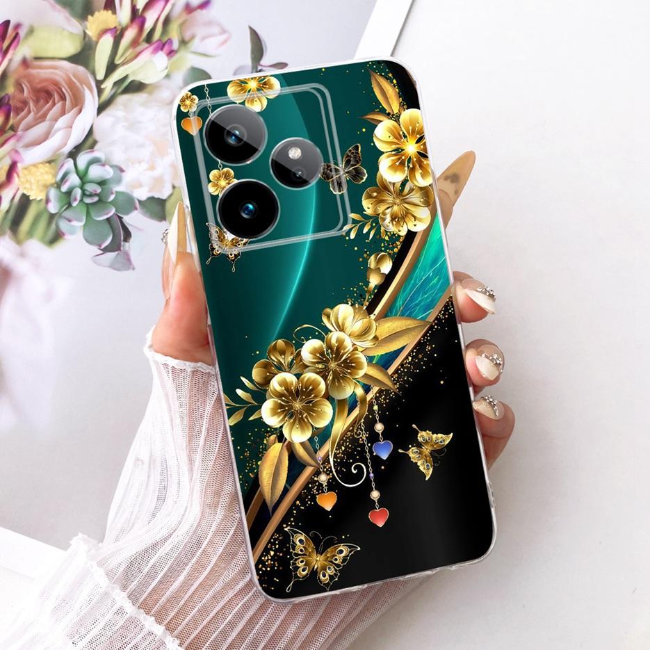 Чехол для Realme GT 7 GT7 T 5G RMX5061 Милый Лев Модный Расписной Чехол Мягкий Силиконовый Чехол для Телефона для Realme GT 7 Pro GT7T 5G