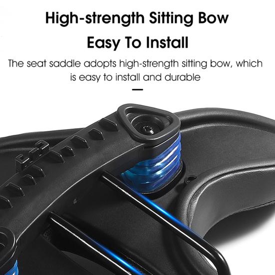 Полое велосипедное седло, утолщенное амортизирующее велосипедное сиденье из искусственной кожи для езды на велосипеде