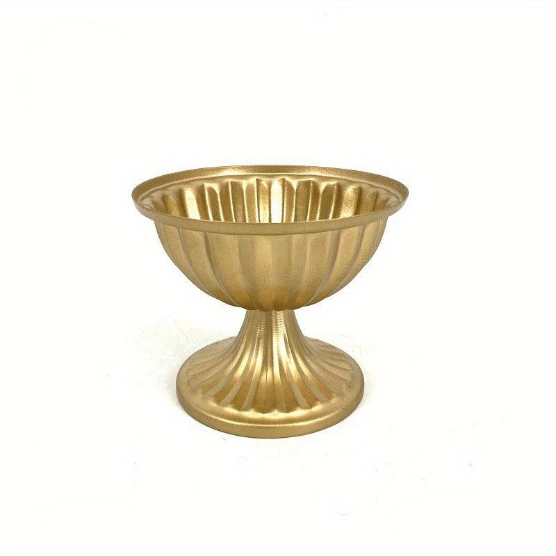 1PC European Vintage Pot Candlestick Table Decoration Florist Flower Arrangement Iron Wedding Banquet Table Flower Vase Decor