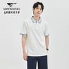 [Liquid Ammonia Coolness] Waffle Clash Collar Short Sleeve Polo